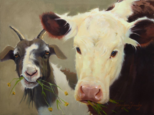 Farm Pals I Poster Print - Carolyne Hawley