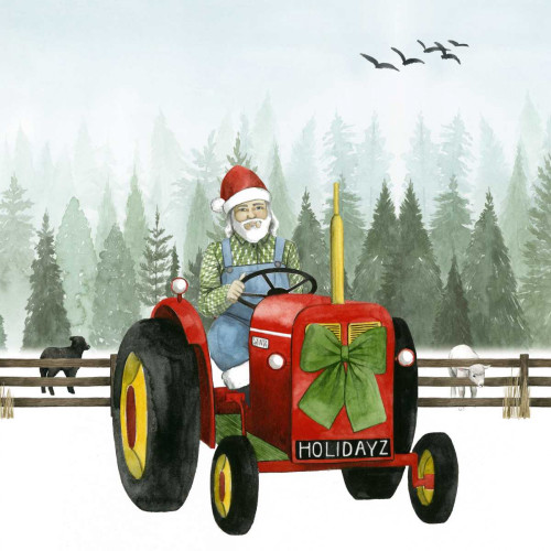 Country Santa I Poster Print - Grace Popp