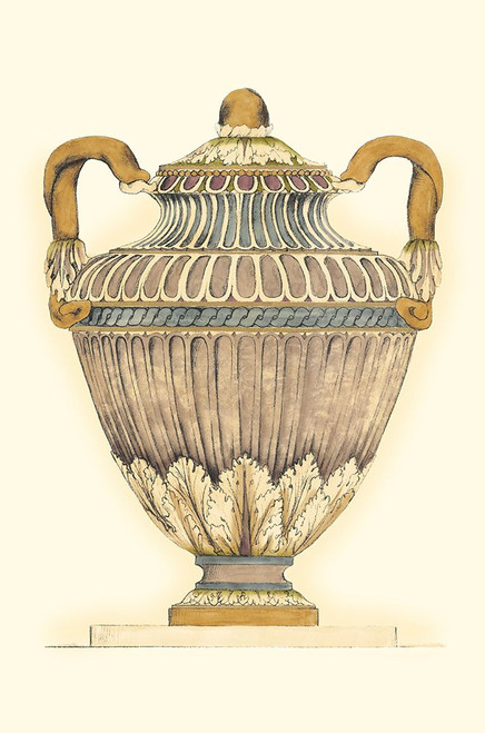 Dusty Urn Sketch I Poster Print - Jennifer Goldberger