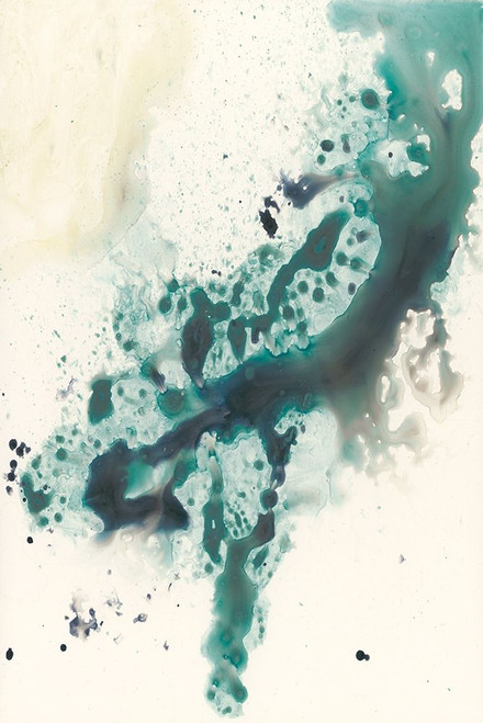 Teal Tributary II Poster Print - Jennifer Goldberger