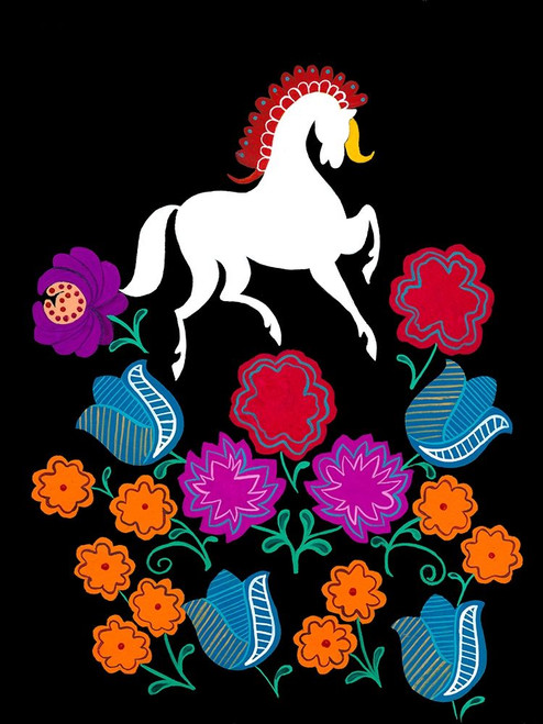 Folksy Arrangement I Poster Print - Regina Moore