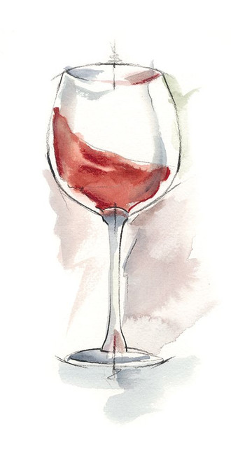 Wine Glass Study IV Poster Print - Ethan Harper