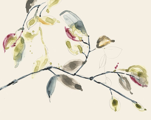 Leaf Branch II Poster Print - Jennifer Goldberger