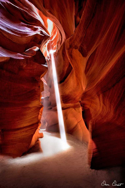 Sun Shining Through Canyon VI Poster Print - David Drost