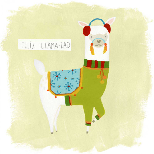 Fa-la-la-la Llama III Poster Print - June Erica Vess