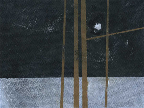 Four Trees and the Moon I Poster Print - Paul Bailey