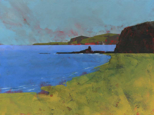 Ceredigion Cliffs Poster Print - Paul Bailey