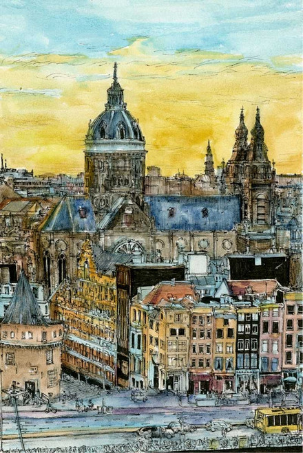 European Afternoon V Poster Print - Melissa Wang