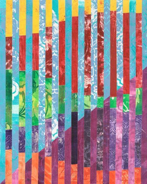 Quilted Monoprints III Poster Print - Regina Moore