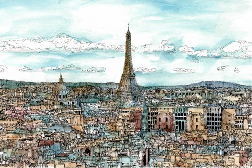 European Afternoon II Poster Print - Melissa Wang