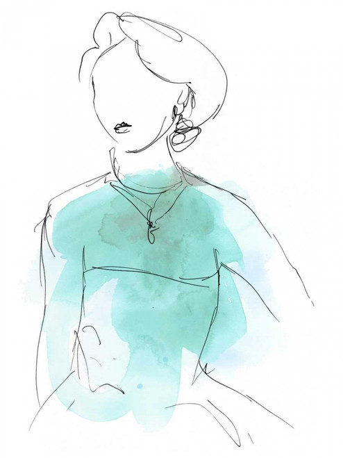 Fashion Splash IV Poster Print - June Erica Vess