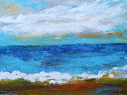 Beach and Sky II Poster Print - Karen Fields