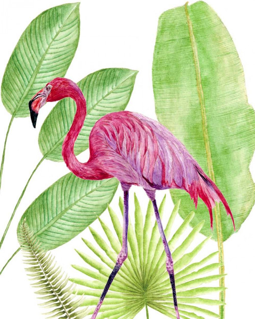 Tropical Flamingo I Poster Print - Melissa Wang