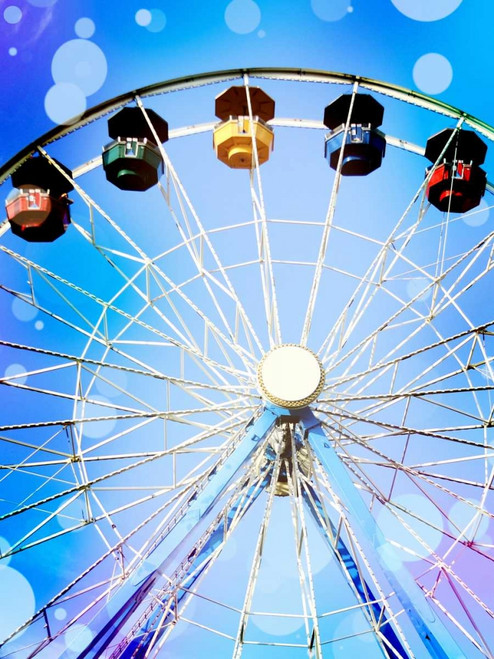 Carnival Blues I Poster Print - Sylvia Coomes