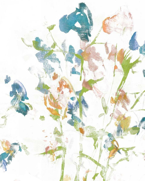 Subtle Flowers I Poster Print - Jennifer Goldberger