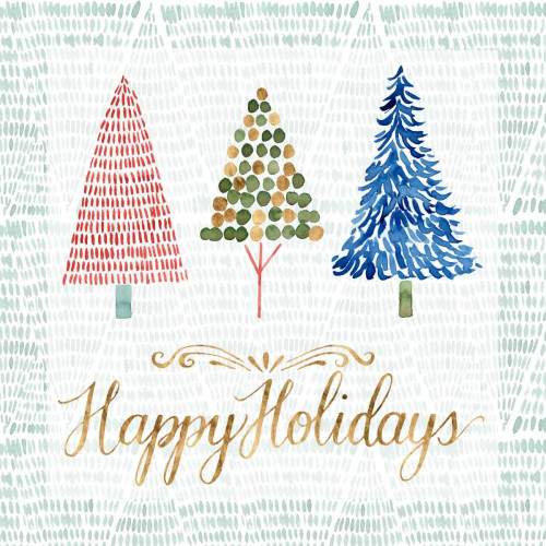 Christmas Tree Whimsy I Poster Print - Grace Popp