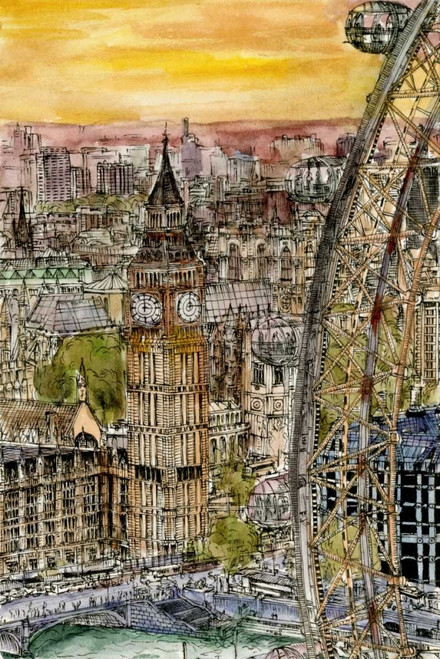 City Scene IV Poster Print - Melissa Wang