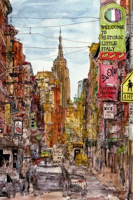 City Scene II Poster Print - Melissa Wang