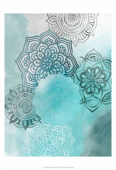 Ink Blot Mandala I Poster Print - Grace Popp