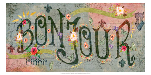 Bonjour Poster Print - Sandy Lloyd