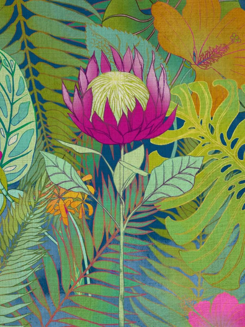 Tropical Tapestry I Poster Print - Chariklia Zarris