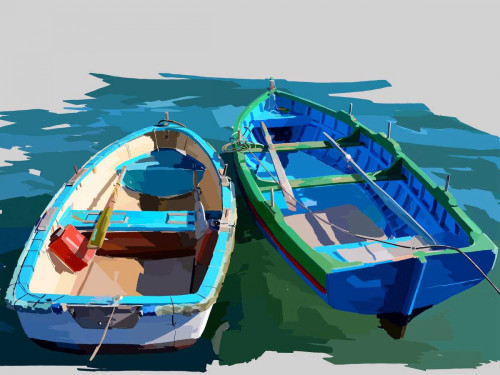Bold Boats III Poster Print - Emily Kalina