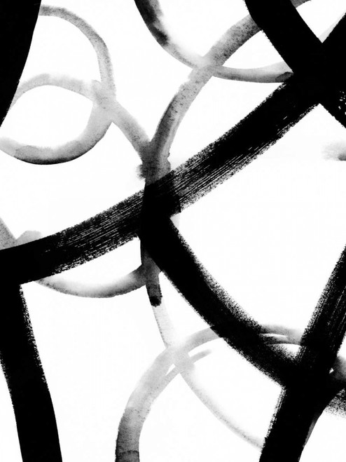 Monochrome Ripple I Poster Print - Grace Popp