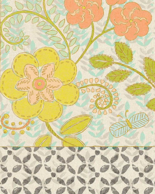 Printed Garden II Poster Print - Chariklia Zarris