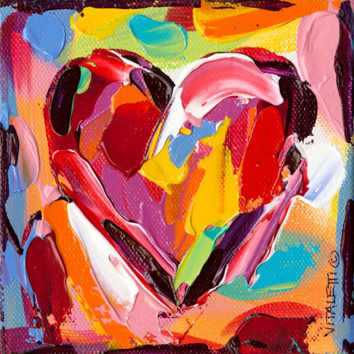 Colorful Expressions I Poster Print - Carolee Vitaletti