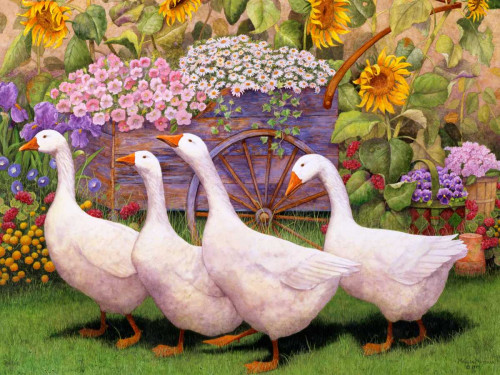 Garden March III Poster Print - Marcia Matcham