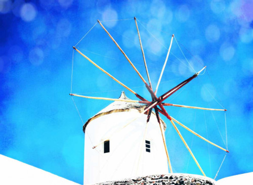 Santorini II Poster Print - Sylvia Coomes