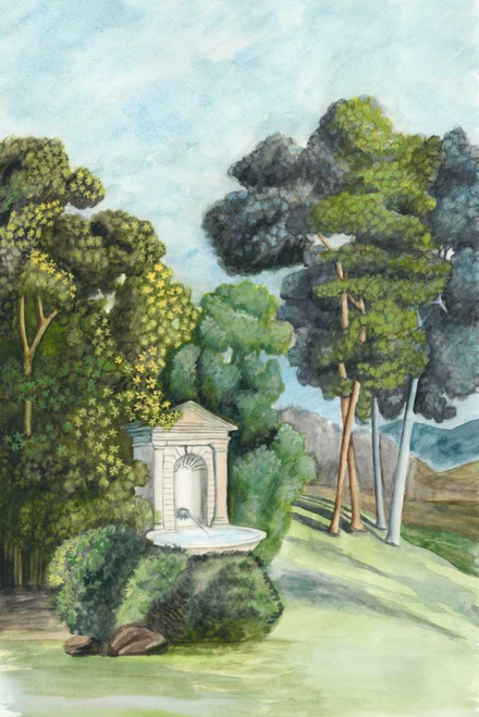 Scenic French Wallpaper I Poster Print - Naomi McCavitt