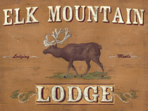 Lodge Sign III Poster Print - June Erica Vess