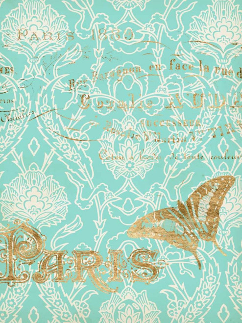 Paris in Gold III Poster Print - Jennifer Goldberger