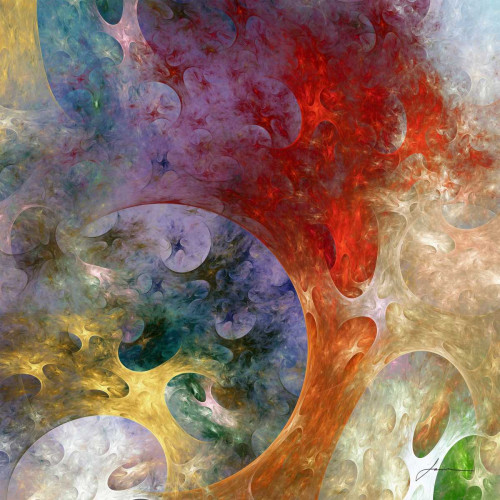 Lunar Tiles II Poster Print - James Burghardt