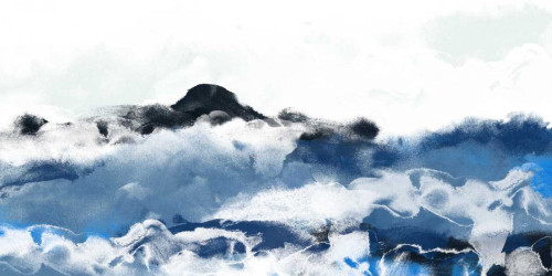 Sea Surface I Poster Print - June Erica Vess