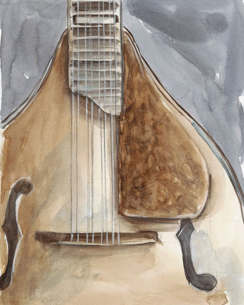 Watercolor Instrument Study II Poster Print - Ethan Harper