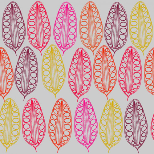 Red Fall V Poster Print - Ali Benyon