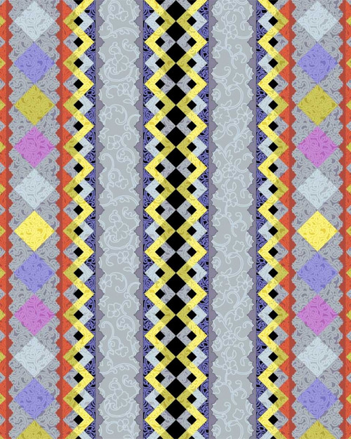 Vintage Stripe III Poster Print - Katia Hoffman