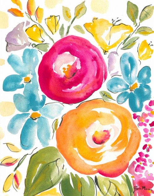 Flower Delight I Poster Print - Julia Minasian