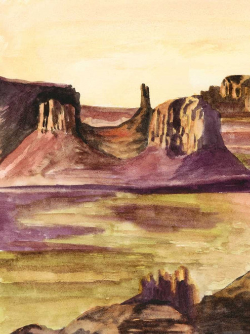 Desert Diptych I Poster Print - Naomi McCavitt