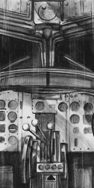 Vintage Cockpit II Poster Print - Ethan Harper