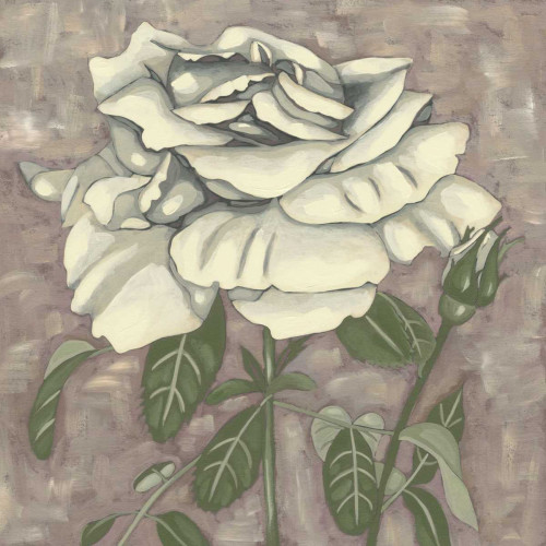 Silver Rose I Poster Print - Chariklia Zarris