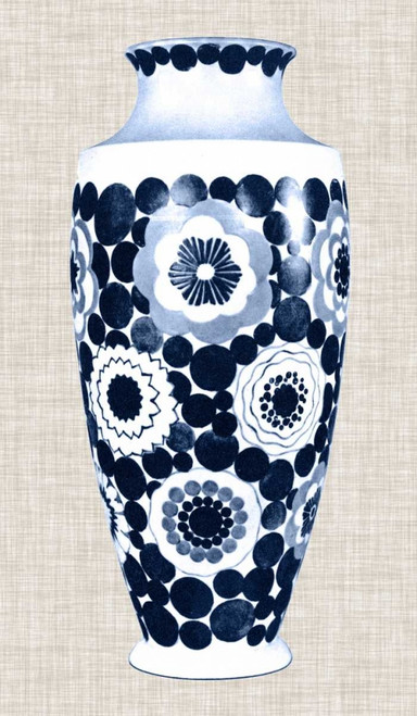Blue and White Vase V Poster Print - Unknown