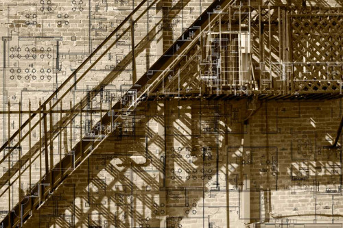 Architecture Drawing I Poster Print - Sisa Jasper