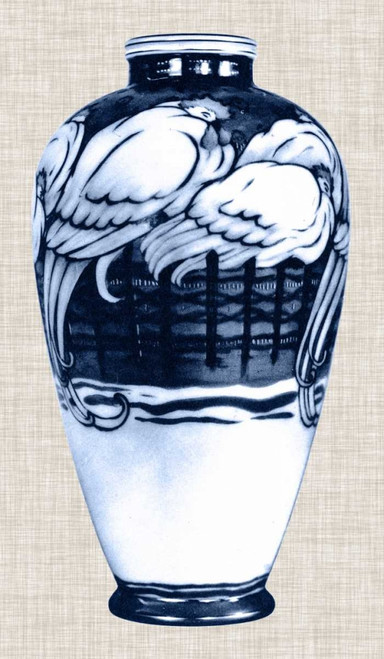 Blue and White Vase VI Poster Print - Unknown