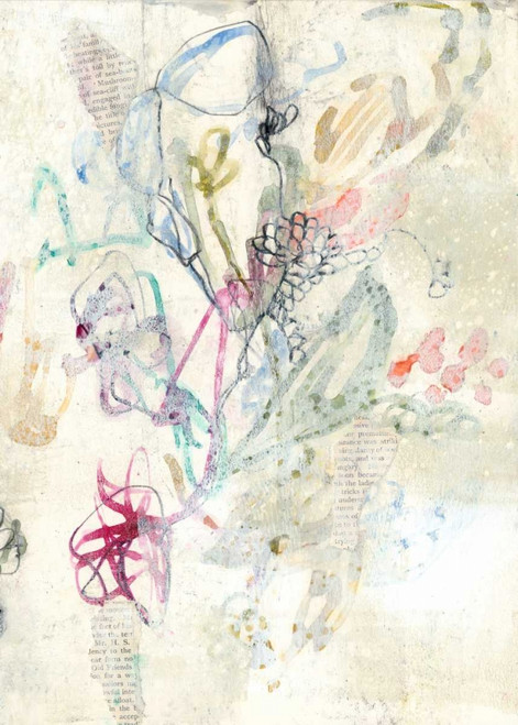 Whimsy Bouquet II Poster Print - Jennifer Goldberger