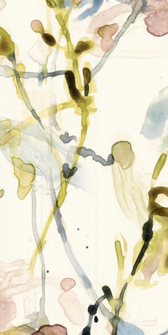 Flower Drip Triptych II Poster Print - Jennifer Goldberger