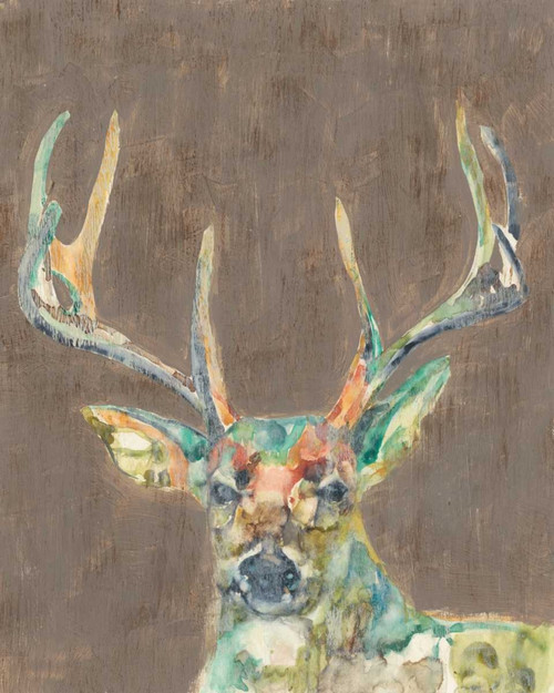 Rustic Wildlife I Poster Print - Jennifer Goldberger