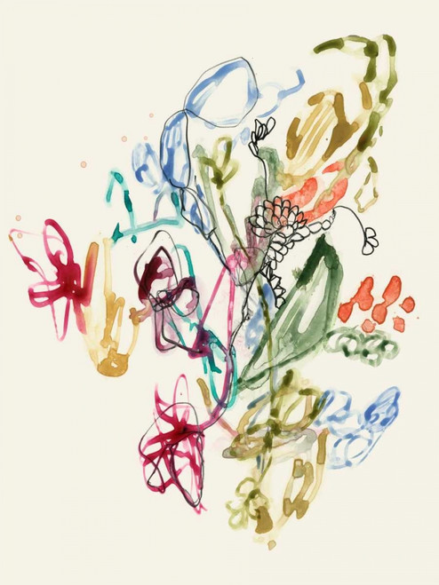 Scribble Arrangement II Poster Print - Jennifer Goldberger